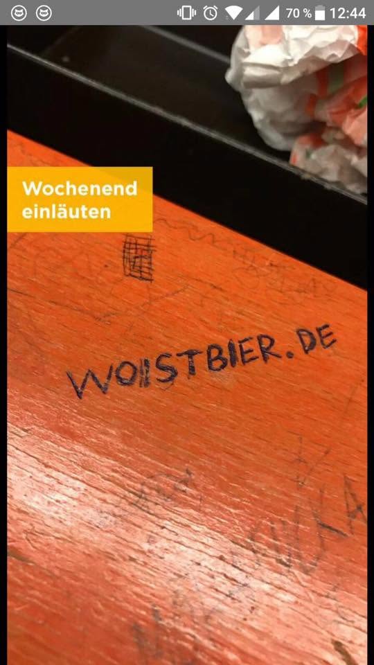 Historischer Screenshot der Wo ist Bier? Website