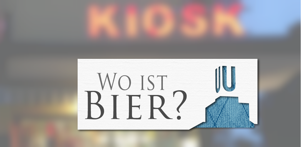 Das originale Artwork der App Wo ist Bier?